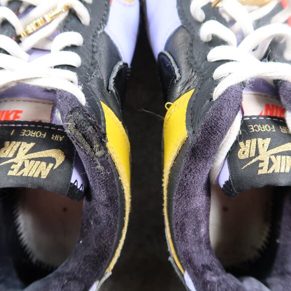 Nike Shoes Womens 5 Casual Sneakers AF1 Air Force 1 Shadow Dark Sulfur Trainers - Picture 9 of 14